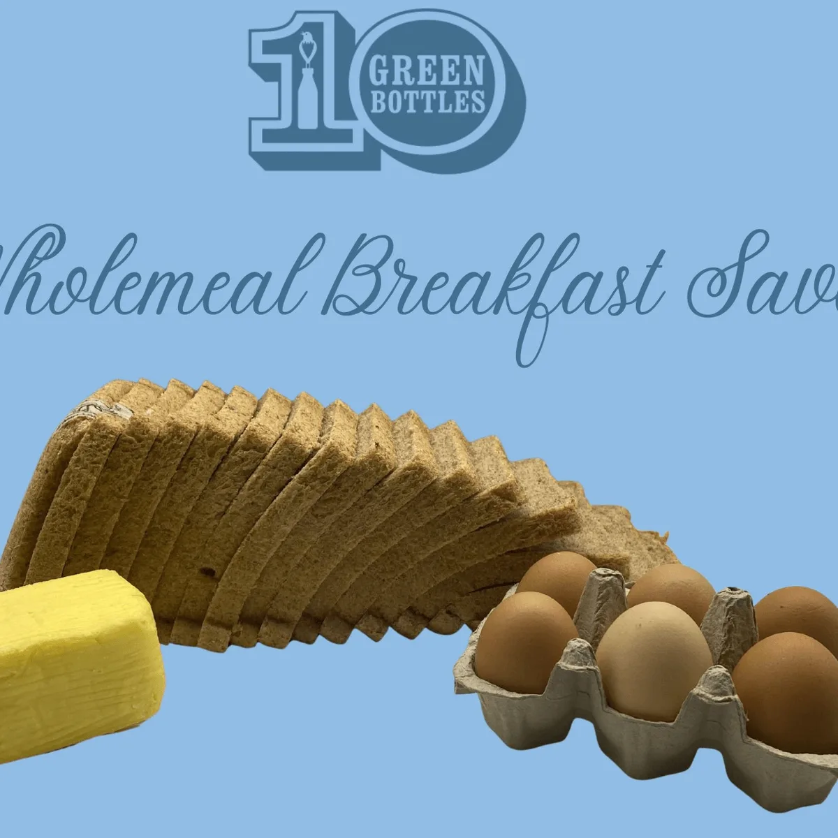 Wholemeal Breakfast Saver - 1 Wholemeal Sliced, 1 Salted Butter, 1 Large Eggs